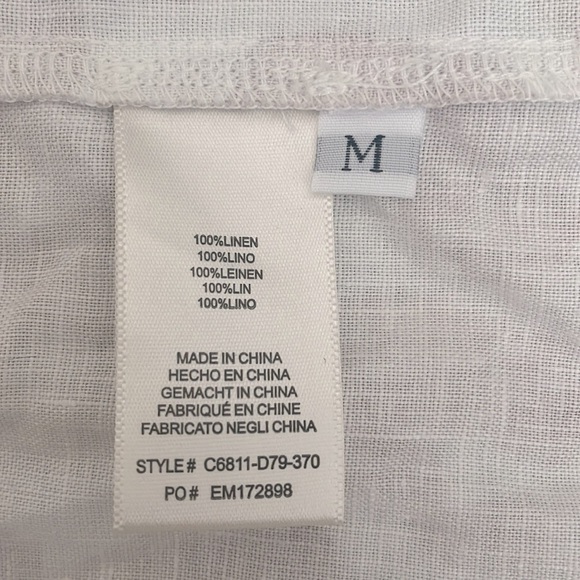 Anthropologie Cloth & Stone linen midi tiered dress M - Picture 9 of 10